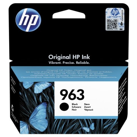 HP oryginalny ink / tusz 3JA26AE, HP 963, black, 1000s, 24.09ml HP oryginalny ink / tusz 3JA26AE, HP 963, black, 1000s, 24.09ml