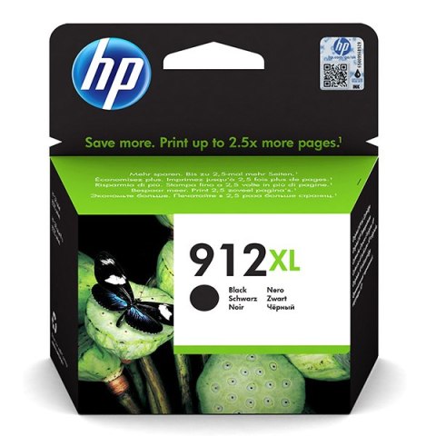 HP oryginalny ink / tusz 3YL84AE#301, HP 912XL, high capacity, black, blistr, 825s