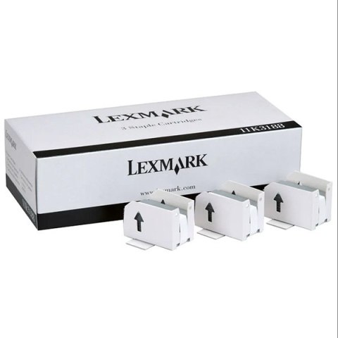 Lexmark oryginalny staple cartridge 11K3188, 3x3000ks, 9000s, Lexmark T62X, T63X, C91X, zszywki do finiszera Lexmark oryginalny staple cartridge 11K3188, 3x3000ks, 9000s, Lexmark T62X, T63X, C91X, zszywki do finiszera