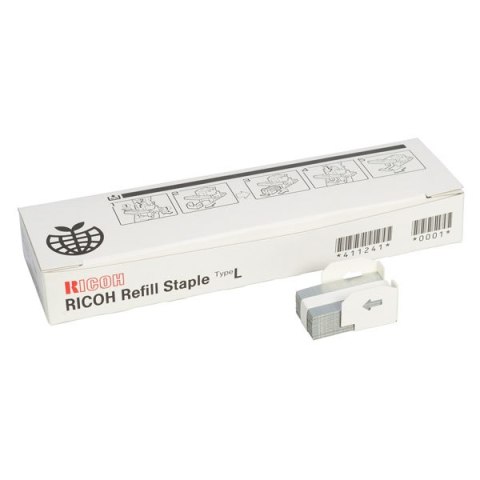 Ricoh oryginalny staple cartridge 411241, 2000ks, AF1060, AF1075, SR3110 Ricoh Type L, cena za 1 szt, 4szt w opakowaniu