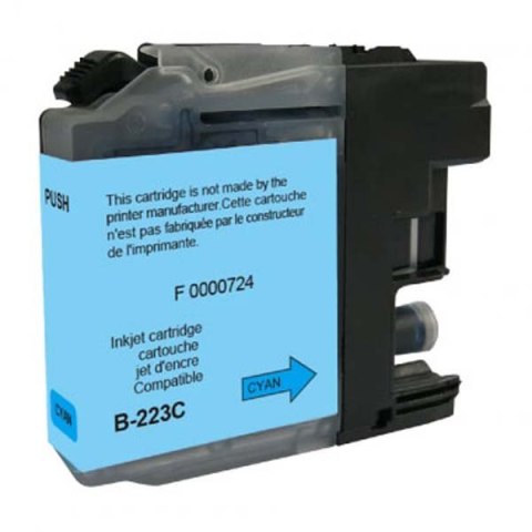 UPrint kompatybilny ink / tusz z LC-223C, cyan, 550s, 8ml UPrint kompatybilny ink / tusz z LC-223C, cyan, 550s, 8ml
