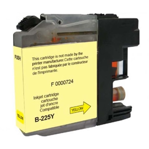 UPrint kompatybilny ink / tusz z LC-225XLY, B-225XLY, yellow, 1200s, 13ml UPrint kompatybilny ink / tusz z LC-225XLY, B-225XLY, yellow, 1200s, 13ml