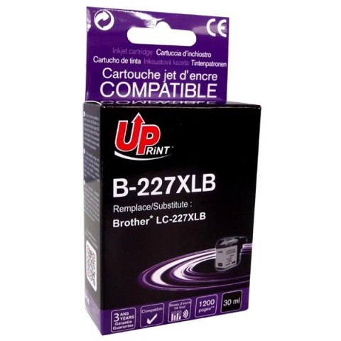 UPrint kompatybilny ink / tusz z LC-227XLBK, B-227XLB, black, 1200s, 30ml