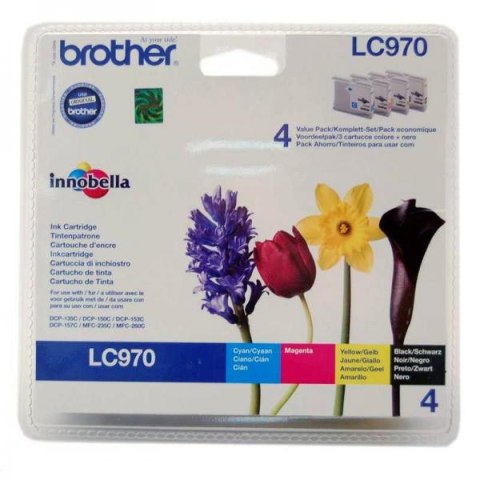 Brother oryginalny ink / tusz LC-970VALBP, CMYK, 300s