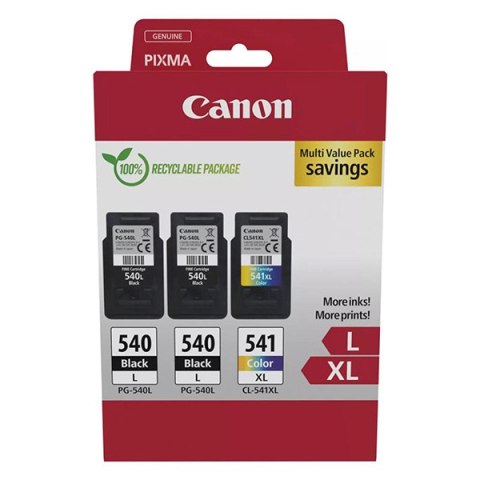 Canon Photo Value Pack oryginalny ink / tusz PG-540L*2/CL-541XL, 5224B017, black/color, Multi-pack - Canon Photo Value Pack oryginalny ink / tusz PG-540L*2/CL-541XL, 5224B017, black/color, Multi-pack -