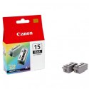 Canon oryginalny ink / tusz BCI-15 BK, 8190A002, black, 390s, 2szt