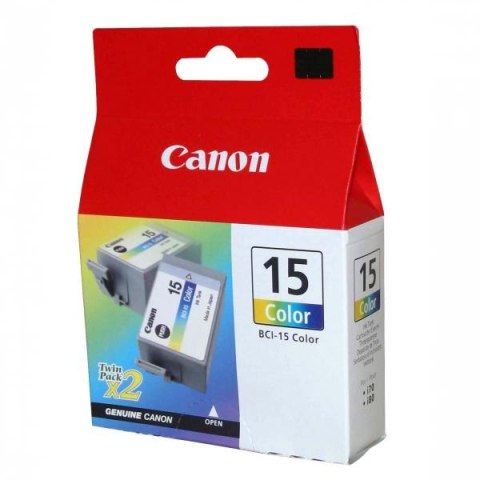 Canon oryginalny ink / tusz BCI-15 C, 8191A002, color, 100s, 2szt, EOL