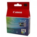 Canon oryginalny ink / tusz BCI-16 C, 9818A020, 9818A002, color, 2*100s, 2-pack