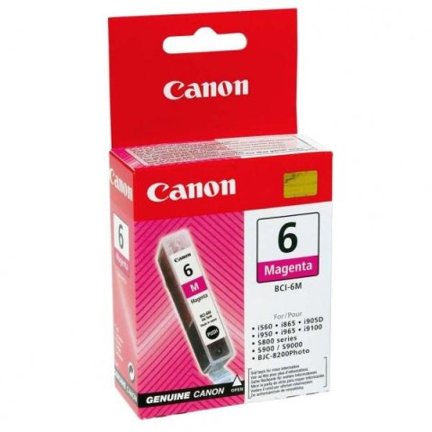 Canon oryginalny ink / tusz BCI-6 M, 4707A002, magenta, 13ml, - Canon oryginalny ink / tusz BCI-6 M, 4707A002, magenta, 13ml, -