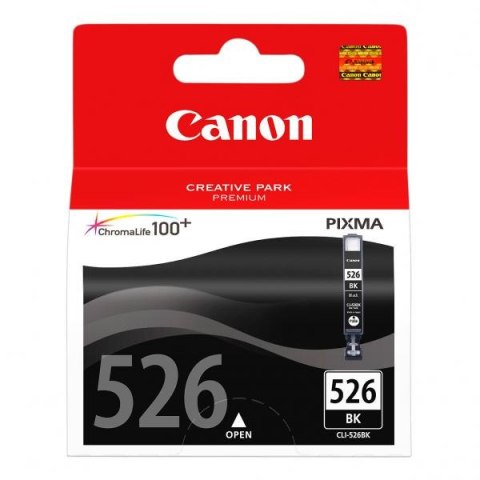 Canon oryginalny ink / tusz CLI-526 BK, 4540B006, black, blistr z ochroną, 9ml, EOL