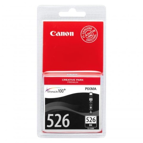 Canon oryginalny ink / tusz CLI-526 BK, 4540B006, black, blistr z ochroną, 9ml, EOL Canon oryginalny ink / tusz CLI-526 BK, 4540B006, black, blistr z ochroną, 9ml, EOL