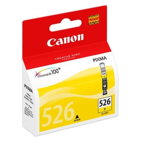 Canon oryginalny ink / tusz CLI-526 Y, 4543B006, yellow, blistr z ochroną, 9ml Canon oryginalny ink / tusz CLI-526 Y, 4543B006, yellow, blistr z ochroną, 9ml