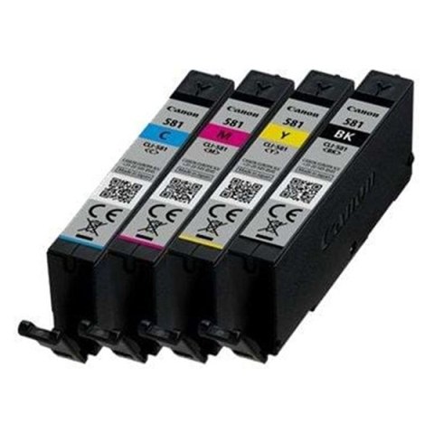 Canon oryginalny ink / tusz CLI-581 CMYK, 2103C005, CMYK, blistr, 4*5,6ml, 4-pack Canon oryginalny ink / tusz CLI-581 CMYK, 2103C005, CMYK, blistr, 4*5,6ml, 4-pack