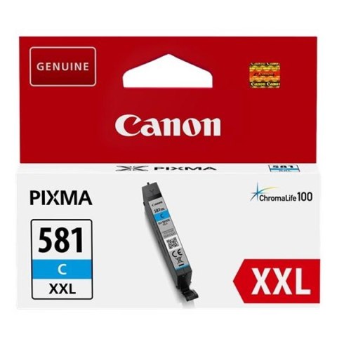 Canon oryginalny ink / tusz CLI-581 XXL C, 1995C001, cyan, 11.7ml, very high capacity