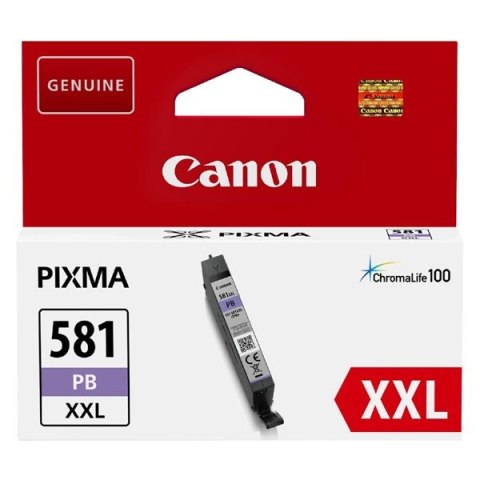 Canon oryginalny ink / tusz CLI-581 XXL PB, 1999C001, photo blue, 11.7ml, very high capacity