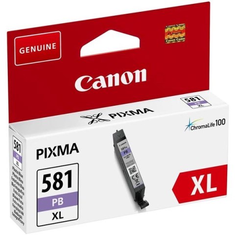 Canon oryginalny ink / tusz CLI-581 XL PB, 2053C001, photo blue, 8,3ml, high capacity