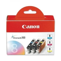 Canon oryginalny ink / tusz CLI-8 CMY, 0621B029, 0621B026, CMY, 3-pack C/M/Y, EOL