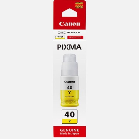 Canon oryginalny ink / tusz GI-40 Y, 3402C001, yellow, 7700s, 70ml