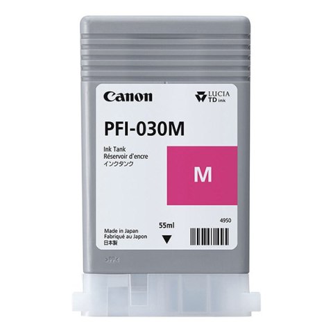 Canon oryginalny ink / tusz PFI-030 M, 3491C001, magenta, 55ml Canon oryginalny ink / tusz PFI-030 M, 3491C001, magenta, 55ml