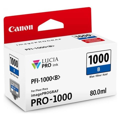 Canon oryginalny ink / tusz PFI-1000 B, 0555C001, blue, 4875s, 80ml