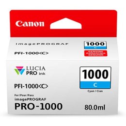 Canon oryginalny ink / tusz PFI-1000 C, 0547C001, cyan, 5025s, 80ml