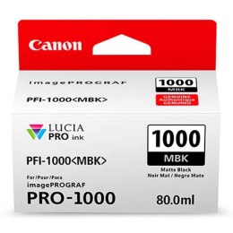 Canon oryginalny ink / tusz PFI-1000 MBK, 0545C001, czarny mat, 5490s, 80ml