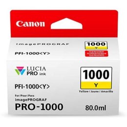 Canon oryginalny ink / tusz PFI-1000 Y, 0549C001, yellow, 3365s, 80ml