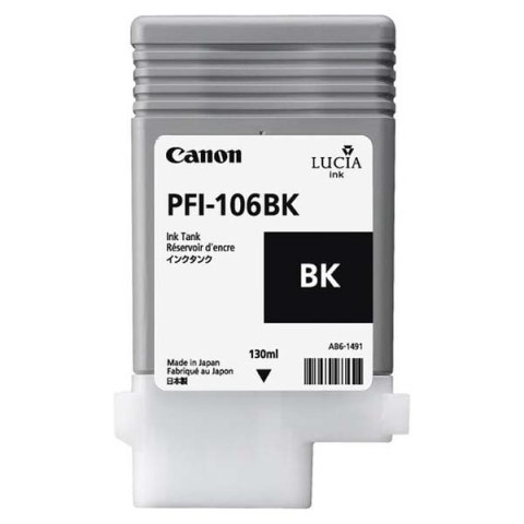Canon oryginalny ink / tusz PFI-106 BK, 6621B001, black, 130ml Canon oryginalny ink / tusz PFI-106 BK, 6621B001, black, 130ml