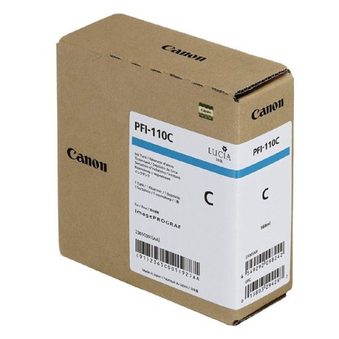 Canon oryginalny ink / tusz PFI-110 C, 2365C001, cyan, 160ml