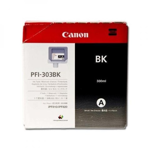 Canon oryginalny ink / tusz PFI-303 BK, 2958B001, black, 330ml, EOL