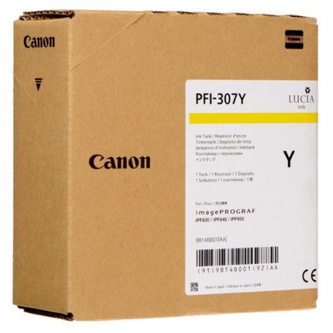 Canon oryginalny ink / tusz PFI-307 Y, 9814B001, yellow, 330ml