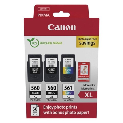 Canon oryginalny ink / tusz PG-560/CL-561, CMYK