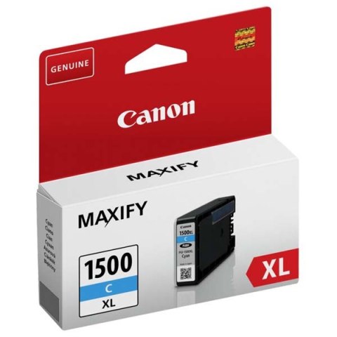 Canon oryginalny ink / tusz PGI 1500 XL, 9193B001, cyan, 400/3*300s, 12ml, high capacity