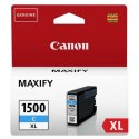 Canon oryginalny ink / tusz PGI 1500 XL, 9193B001, cyan, 400/3*300s, 12ml, high capacity