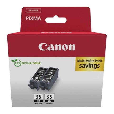 Canon oryginalny ink / tusz PGI-35 BK, 1509B029, black, 2*191s, 2*9.3ml