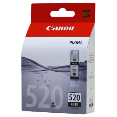 Canon oryginalny ink / tusz PGI-520 BK, 2932B001, black, 19ml