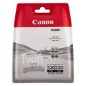 Canon oryginalny ink / tusz PGI-520 BK, 2932B012, 2932B009, black, blistr, 2x420s, 2x19ml, 2szt, 2-pack