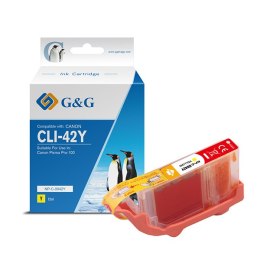 G&G kompatybilny ink / tusz z CLI-42Y, NP-C-0042Y, yellow