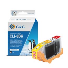 G&G kompatybilny ink / tusz z CLI8BK, NP-C-0008BK, black, 490s