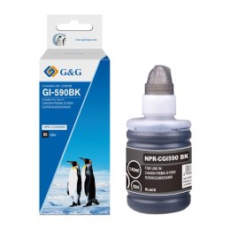 G&G kompatybilny ink / tusz z GI-590 Bk, NPR-CGI590BK-140ml, black, 6000s