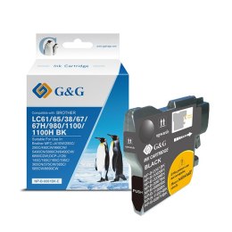 G&G kompatybilny ink / tusz z LC-980BK, LC-1100BK, NP-B-0061BK/1100BK/980BK, black, 300s