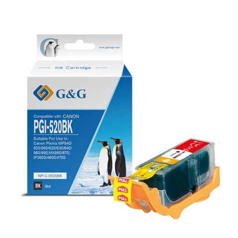 G&G kompatybilny ink / tusz z PGI520BK, NP-C-0520BK, black