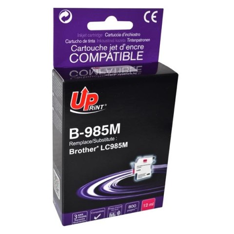 UPrint kompatybilny ink / tusz z LC-985M, B-985M, magenta, 12ml