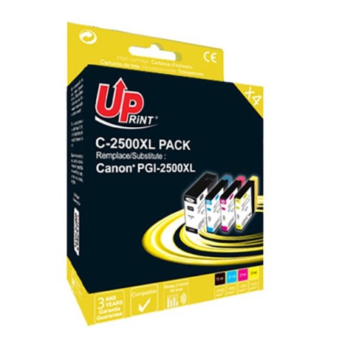 UPrint kompatybilny ink / tusz z PGI 2500XL, C-2500XL BK/C/M/Y PACK, black/cyan/magenta/yellow, 75+3x21ml