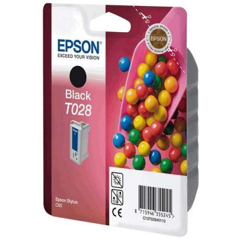 Epson oryginalny ink / tusz C13T028401, black, 600s, 17ml