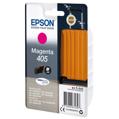 Epson oryginalny ink / tusz C13T05G34010, 405, magenta, 1x5.4ml Epson oryginalny ink / tusz C13T05G34010, 405, magenta, 1x5.4ml