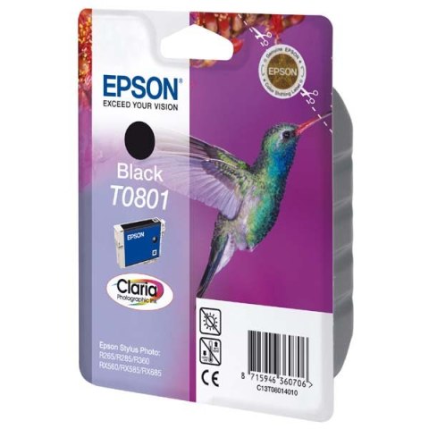 Epson oryginalny ink / tusz C13T08014011, black, 7,4ml