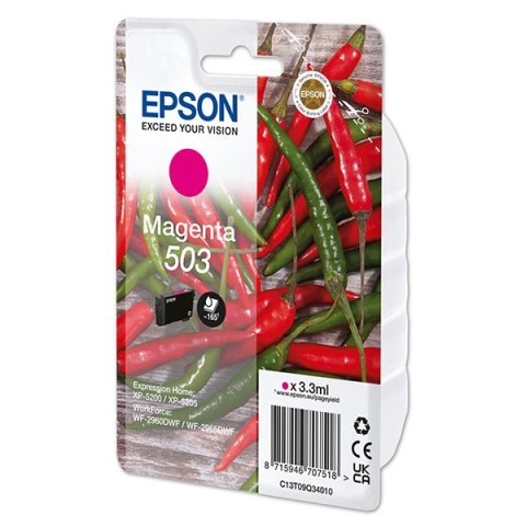 Epson oryginalny ink / tusz C13T09Q34010, T09Q340, 503, magenta, 3.3ml