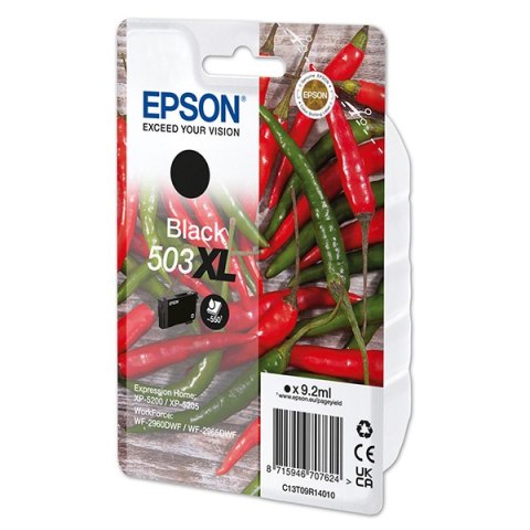 Epson oryginalny ink / tusz C13T09R14010, T09R140, 503XL, black, 9.2ml