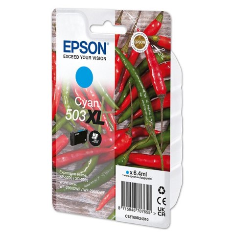 Epson oryginalny ink / tusz C13T09R24010, T09R240, 503XL, cyan, 6.4ml